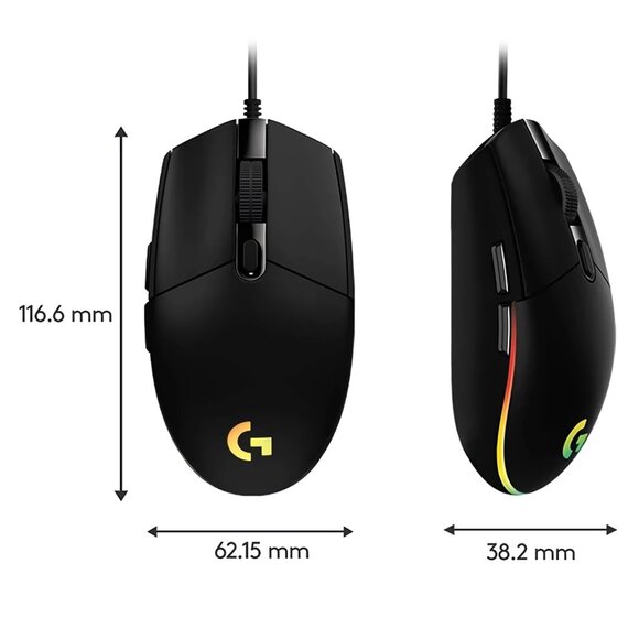 Wired Gaming Mouse – 8000 DPI USB Mouse for PC, Mac, and Laptop - Picture 8 of 8